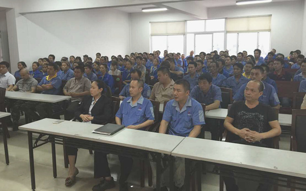 熱烈祝賀2015年9月溫州三聯(lián)鍛造有限公司管理升級正式啟動！