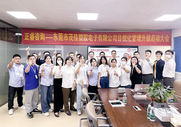 動(dòng)態(tài)丨高端連接線設(shè)計(jì)與制造領(lǐng)域佼佼者—東莞市茂佳塑膠電子有限公司“目視化管理升級”咨詢項(xiàng)目啟動(dòng)