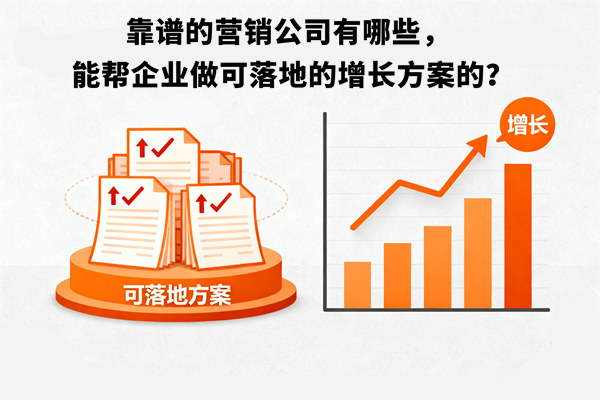 靠譜的營銷公司有哪些，能幫企業(yè)做可落地的增長方案的？