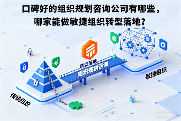 口碑好的組織規(guī)劃咨詢公司有哪些，哪家能做敏捷組織轉(zhuǎn)型落地？