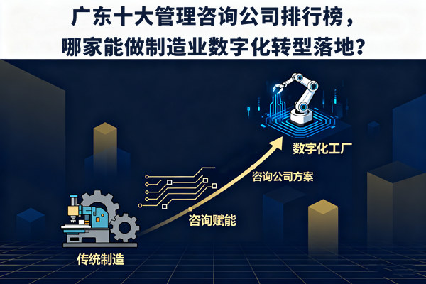 廣東十大管理咨詢公司排行榜，哪家能做制造業(yè)數(shù)字化轉(zhuǎn)型落地？